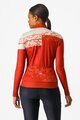 CASTELLI Cycling winter long sleeve jersey - UNLIMITED THERMAL 2 W - red