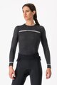 CASTELLI Cycling long sleeve t-shirt - MERINO SEAMLESS W - black