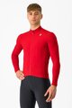 CASTELLI Cycling winter long sleeve jersey - AERO RACE - red