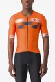 CASTELLI Cycling short sleeve jersey - FREE SPEED 2 RACE - orange/blue