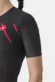 CASTELLI Cycling skinsuit - FREE SANREMO 2 W - black/pink