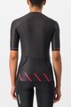 CASTELLI Cycling short sleeve jersey - FREE SPEED 2W RACE - black/pink