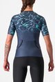 CASTELLI Cycling short sleeve jersey - FREE SPEED 2W RACE - blue/turquoise