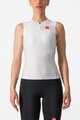 CASTELLI Cycling sleeveless jersey - FREE W TRI - white/black