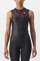 CASTELLI Cycling sleeveless jersey - FREE W TRI - black/pink