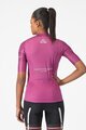 CASTELLI Cycling short sleeve jersey - #GIRO107 COMPETIZIONE W - cyclamen