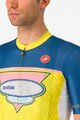 CASTELLI Cycling short sleeve jersey - #GIRO107 OROPA - yellow/blue