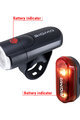 SIGMA SPORT set of lights - AURA 30 - red/black