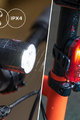 SIGMA SPORT set of lights - AURA 30 - red/black