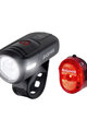 SIGMA SPORT set of lights - AURA 45 + NUGGET II - red/black