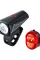 SIGMA SPORT set of lights - BUSTER 150 + NUGGET II - red/black