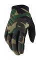 100% SPEEDLAB Cycling long-finger gloves - BRISKER - green/brown/black