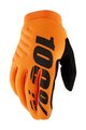 100% SPEEDLAB Cycling long-finger gloves - BRISKER - orange/black