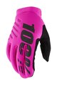 100% SPEEDLAB Cycling long-finger gloves - BRISKER - pink