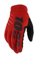 100% SPEEDLAB Cycling long-finger gloves - BRISKER - red