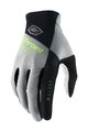 100% SPEEDLAB Cycling long-finger gloves - CELIUM - grey/yellow