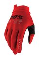 100% SPEEDLAB Cycling long-finger gloves - ITRACK - red