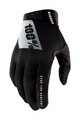 100% SPEEDLAB Cycling long-finger gloves - RIDEFIT - black/white