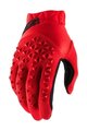 100% SPEEDLAB Cycling long-finger gloves - AIRMATIC JR - red/black