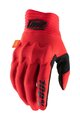 100% SPEEDLAB Cycling long-finger gloves - COGNITO - red/black