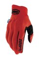 100% SPEEDLAB Cycling long-finger gloves - COGNITO SMART SHOCK - red