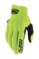 100% SPEEDLAB Cycling long-finger gloves - COGNITO SMART SHOCK - yellow