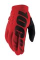 100% SPEEDLAB Cycling long-finger gloves - BRISKER - red