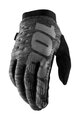 100% SPEEDLAB Cycling long-finger gloves - BRISKER - grey