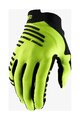 100% SPEEDLAB Cycling long-finger gloves - R-CORE - yellow