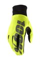 100% SPEEDLAB Cycling long-finger gloves - HYDROMATIC - yellow