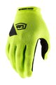 100% SPEEDLAB Cycling long-finger gloves - RIDECAMP - yellow