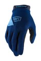 100% SPEEDLAB Cycling long-finger gloves - RIDECAMP - blue