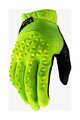 100% SPEEDLAB Cycling long-finger gloves - GEOMATIC - yellow