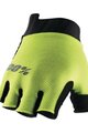 100% SPEEDLAB Cycling fingerless gloves - EXCEEDA - yellow