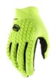 100% SPEEDLAB Cycling long-finger gloves - GEOMATIC - yellow