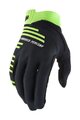 100% SPEEDLAB Cycling long-finger gloves - R-CORE - black/light green