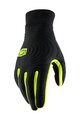 100% SPEEDLAB Cycling long-finger gloves - BRISKER XTREME - black/yellow