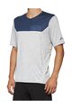 100% SPEEDLAB Cycling short sleeve jersey - AIRMATIC - grey/blue