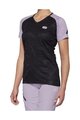 100% SPEEDLAB Cycling short sleeve jersey - AIRMATIC W - black/purple