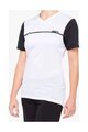 100% SPEEDLAB Cycling short sleeve jersey - RIDECAMP W - white/black