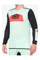 100% SPEEDLAB Cycling summer long sleeve jersey - R-CORE X - light blue/black