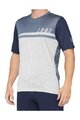 100% SPEEDLAB Cycling short sleeve jersey - AIRMATIC - blue/grey