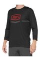 100% SPEEDLAB jersey with 3/4 sleeves - AIRMATIC - black/red