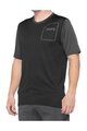 100% SPEEDLAB Cycling short sleeve jersey - RIDECAMP - grey/black