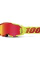 100% SPEEDLAB Cycling sunglasses - ARMEGA HIPER - yellow/red