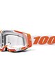 100% SPEEDLAB Cycling sunglasses - RACECRAFT 2 - orange/white