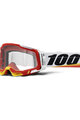 100% SPEEDLAB Cycling sunglasses - RACECRAFT 2 - white/red/yellow/black