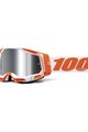 100% SPEEDLAB Cycling sunglasses - RACECRAFT 2 - orange/white/silver