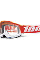 100% SPEEDLAB Cycling sunglasses - ACCURI 2 - orange/white