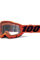 100% SPEEDLAB Cycling sunglasses - ACCURI 2 ENDURO MTB - orange/black